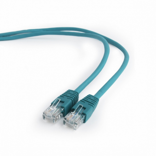 Gembird Green Patch cord cat. 5E molded strain relief 50u