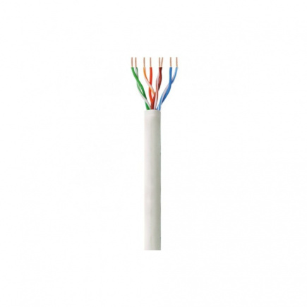 Techly Cable installation CAT5e UTP 4x2 wire CCA 305m gray