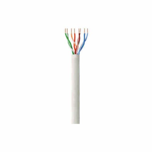 Techly Cable installation CAT5e UTP 4x2 wire CCA 305m gray