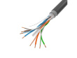 Lanberg Cable LAN UTP KAT-6 305M wire outdoor gel CU fluke passed, black