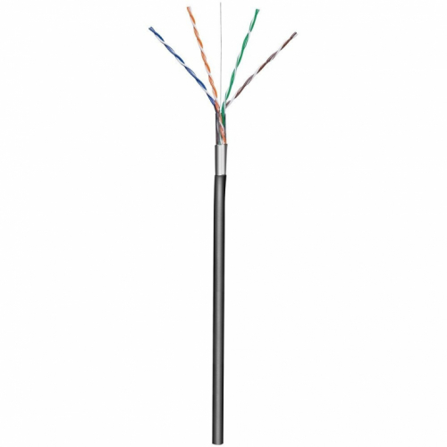 Techly Network bulk cable outdoor F/UTP Cat5e 4x2 305m black