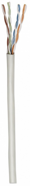 Intellinet Intellinet UTP solid cable 4x2 cat. 5e. cord CCA 305m gray