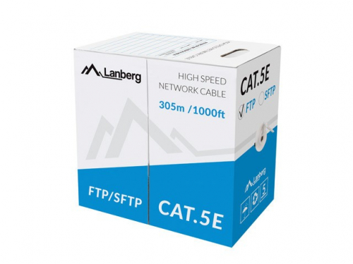 Lanberg Cable FTP Cat.5E CU 305 m wire gray