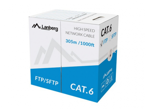 Lanberg Cable FTP Cat.6 CU 305 m wire grey
