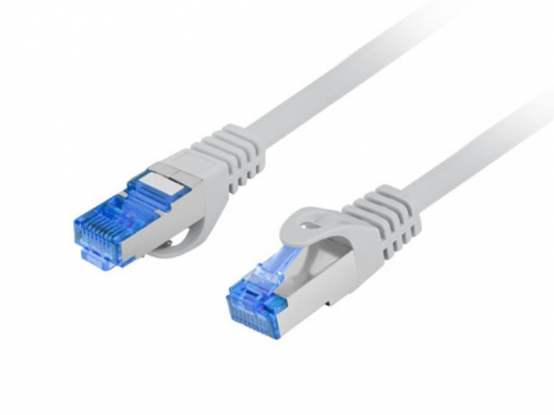 Lanberg Patchcord cat.6a S/FTP CCA 0.5m grey