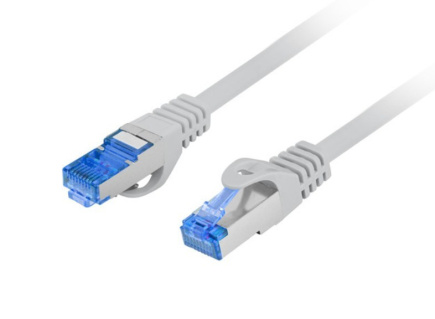 Lanberg Patchcord cat.6a S/FTP CCA 1.0m grey