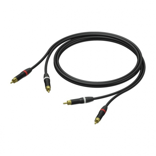 PROCAB 2X RCA/CINCH MALE-2X RC A/CINCH MALE ULTRAFK 1,