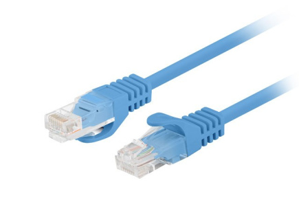 Lanberg Patchcord cat.6 UTP 0.25M 10-pack fluke passed blue