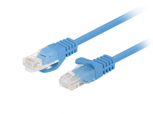 Lanberg Patchcord cat.6 UTP 0.25M 10-pack fluke passed blue