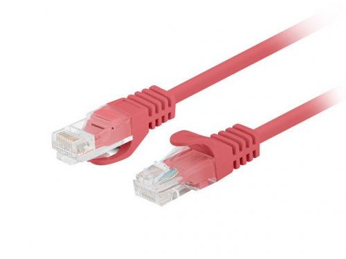Lanberg Patchcord cat.6 UTP 0.5M 10-pack fluke passed red