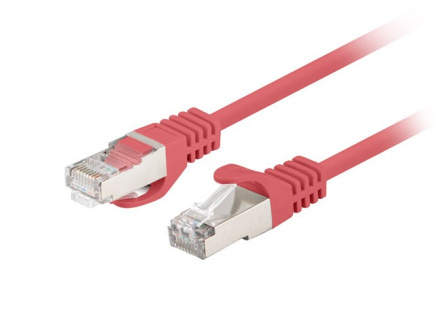 Lanberg Patchcord cat.6 FTP 1M 10-pack fluke passed red
