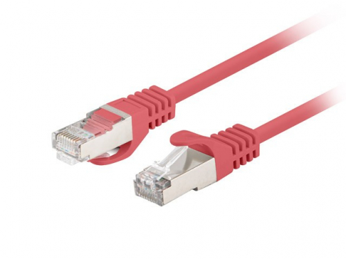 Lanberg Patchcord cat.6 FTP 1M 10-pack fluke passed red