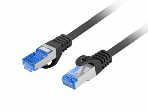 Lanberg Patchcord kat.6a S/FTP 0.25m PCF6A-10CC-0025-BK