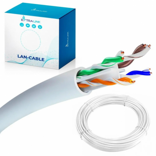 Extralink Cable CAT6 UTP(U/UTP) internal twisted pair 50M