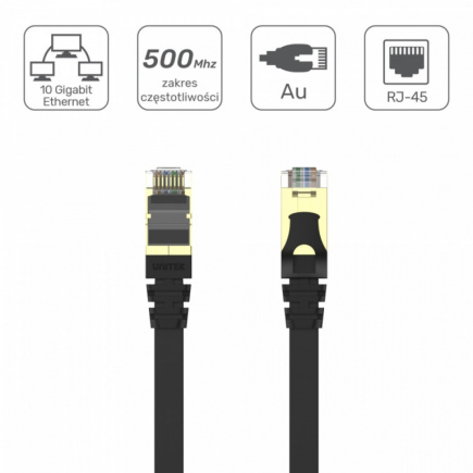 Unitek Patchcord CAT.7 SSTP 10M (8P8C) RJ45; C1897BK-10