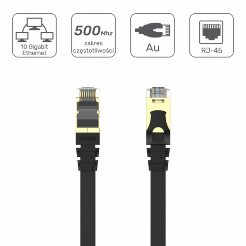 Unitek Patchcord CAT.7 SSTP 10M (8P8C) RJ45; C1897BK-10
