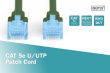 Digitus Patch cord U/UTP kat.5e PVC 3m green