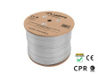 Lanberg Cable LAN UFTP Cat-6A 305M wire CU LSZH CPR+ fluke passed, grey