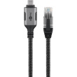 Goobay USB-A 3.1 to RJ45 Ethernet Cable, 1 m | 70696 | Black 70696