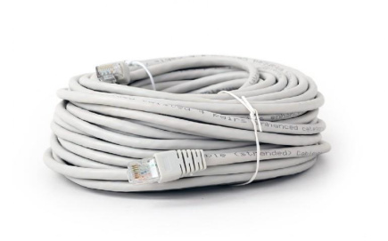 Gembird - Patch cable - RJ-45 (M) to RJ-45 (M) - 10 m - UTP - CAT 6 - stranded, molded - grey Category: Twisted Pair Cables 