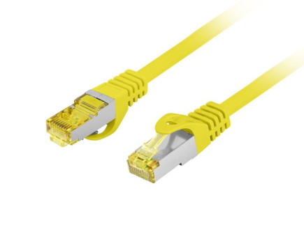 Lanberg Patchcord kat.6a S/FTP CU 0.25m PCF6A-10CU-0025-Y