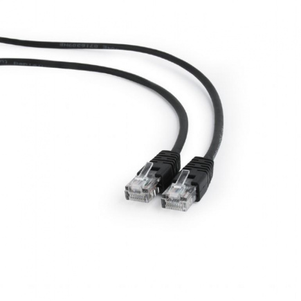 PATCH CABLE CAT5E UTP 0.25M/Must PP12-0.25M/BK GEMBIRD