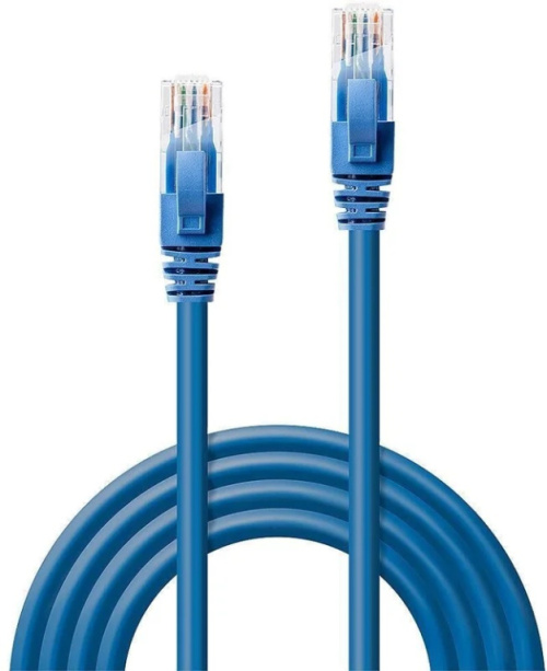 Lindy - Patch cable - RJ-45 (M) to RJ-45 (M) - 2 m - UTP - CAT 6 - molded, snagless - blue