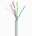 Gembird UTP solid gray cable, cat. 5E, AWG 24 CCA, 1000 ft