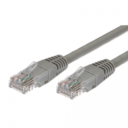 TB Cable Patchcord cat.5e RJ45 UTP 3m. grey