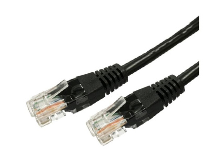 TB Patch cable cat.6a RJ45 UTP 3m. Black - pack of 10