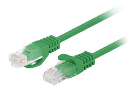 Lanberg Patchcord cat.5e UTP 1m green 10-pack PCU5-20CC-01