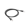 Lanberg Patchcord CAT.5E UTP | PCU5-10CC-0100-BK | 1 m PCU5-10CC-0100-BK