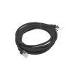 Lanberg Patchcord CAT.5E UTP Fluke Passed | PCU5-10CC-0300-BK | 3 m PCU5-10CC-0300-BK