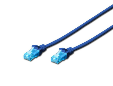 Digitus CAT 5e U-UTP patch cable 0,25m blue