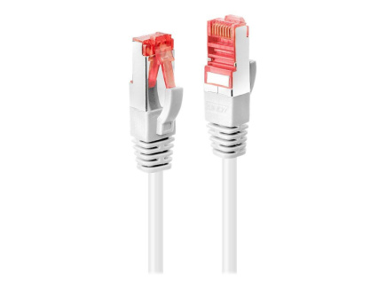 Lindy Patch Cable RJ‑45 (M‑M) 3m SFTP PiMF CAT6 Snagless White