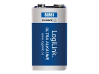 LOGILINK 6LR61B1 LOGILINK - Ultra Power 6LR61 Alkaline batteries, block, 9V