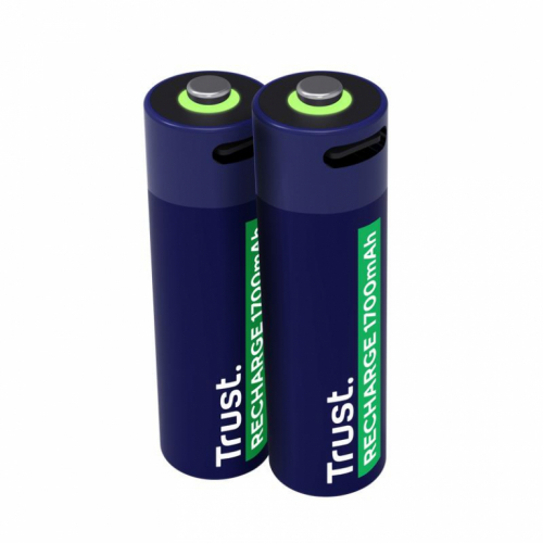 TERY RECH. LI-ION AA 1.5V/1700MAH USB-C 2P 25584 TRUST