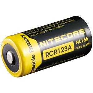 TERY RECH. 650MAH 3.7V/RCR123 NL166 NITECORE