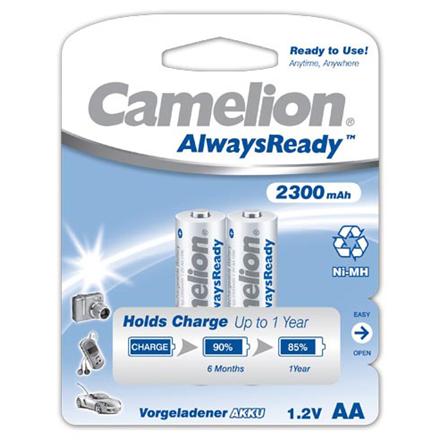 Camelion | AA/HR6 | 2300 mAh | AlwaysReady Rechargeable Batteries Ni-MH | 2 pc(s)