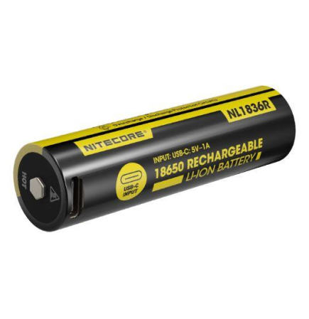 TERY RECH. LI-ION 3.6V/NL1836R(3600MAH) NITECORE