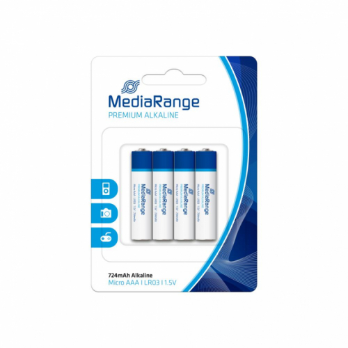 TERY ALKALINE AAA 1.5V/4PCS MRBAT101 MEDIARANGE