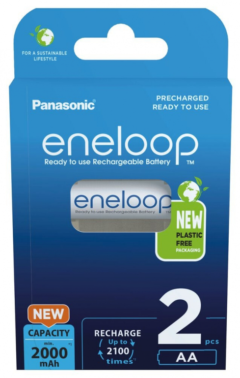 Rechargeable batteries PANASONIC ENELOOP AA 2000 mAh 2 szt (BK-3MCDE/2CP)