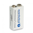 Rechargeable battery  everActive 6F22/9V Li-ion 550 mAh with USB TYPE C