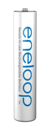 Rechargeable batteries PANASONIC ENELOOP AAA 800 mAh 4 szt + case (BK-4MCDE/4CP+CASE)