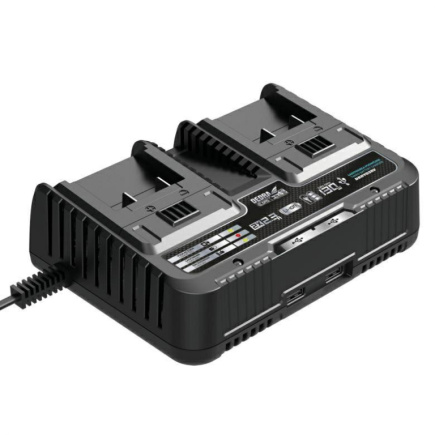 DEDRA DUAL CHARGER 18V 2x2.3A