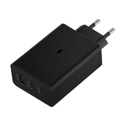 Wall charger with Power Delivery and Quick Charge 65W black