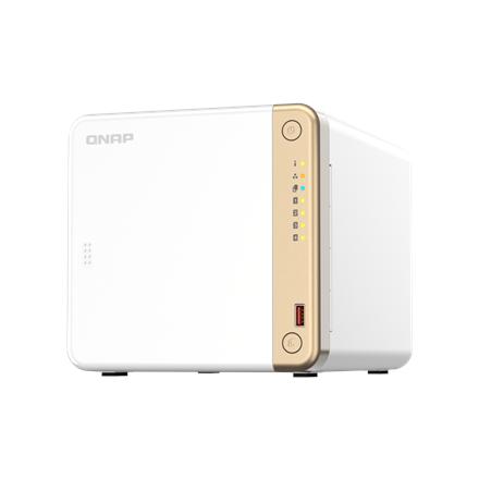 QNAP | 4-Bay desktop NAS | TS-462-4G | Intel Celeron | N4505 2-core | Processor frequency 2.9 GHz | 4 GB