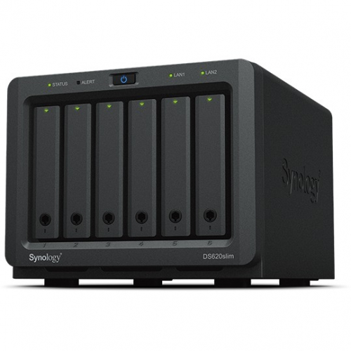 6-Bay Synology DS620SLIM - CPU Celeron J3355 - nur 2,5