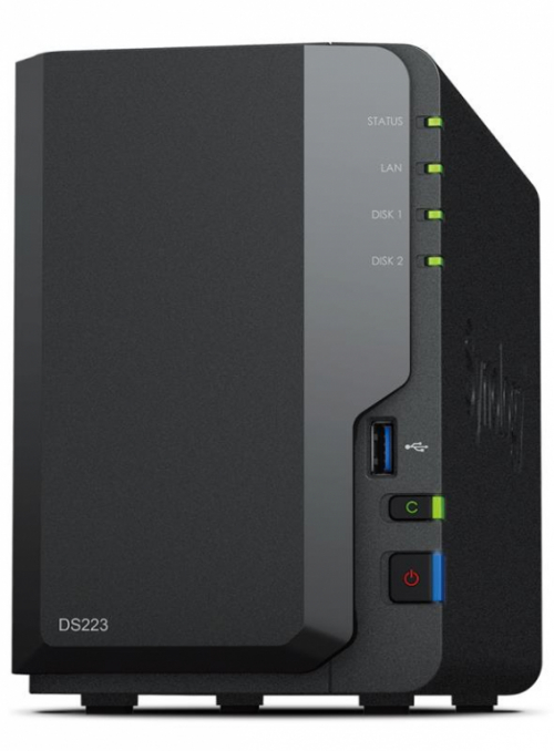 NAS STORAGE TOWER 2BAY/NO HDD USB3.2 DS223 SYNOLOGY