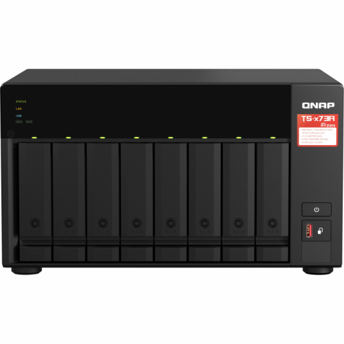 8-Bay Qnap TS-873A-8G 8 Bay NAS Enclosure - Storage Server - NAS